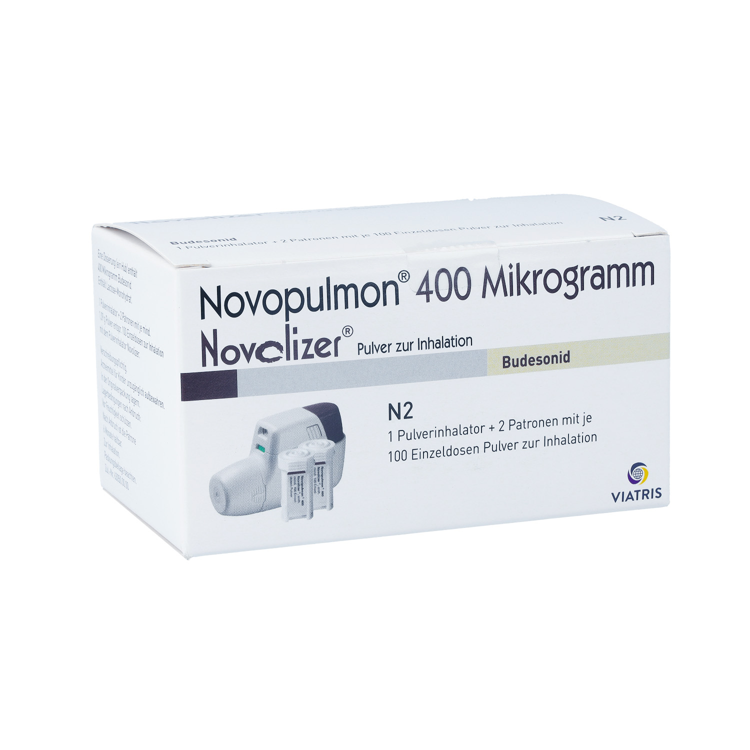 NOVOPULMON 400 μg Novolizer Inhal.+Patr.2x100 ED