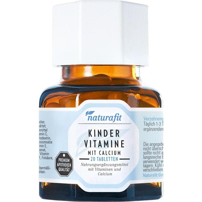 NATURAFIT Kindervitamine m.Calcium Lutschtabletten