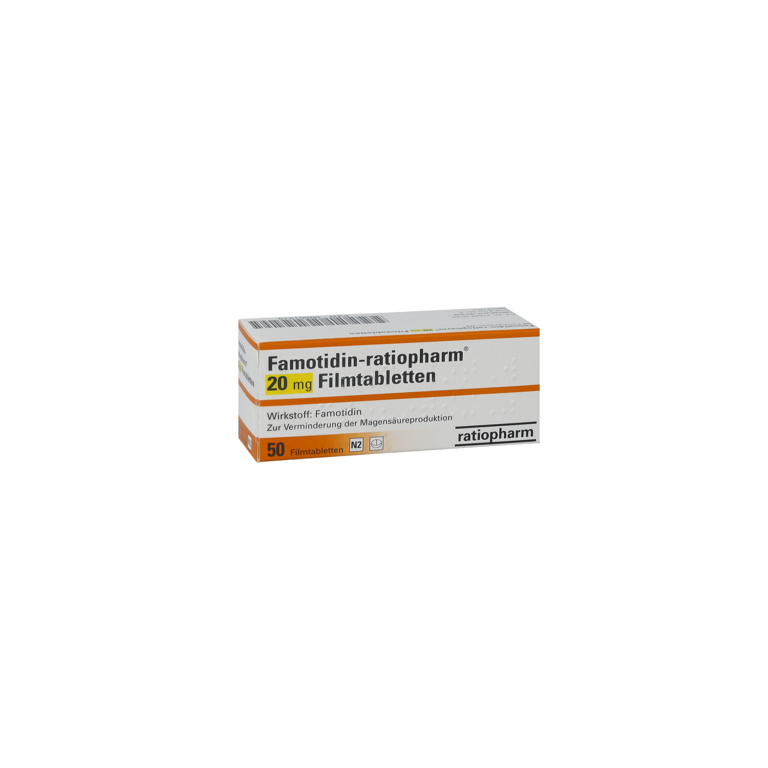 FAMOTIDIN-ratiopharm 20 mg Filmtabletten