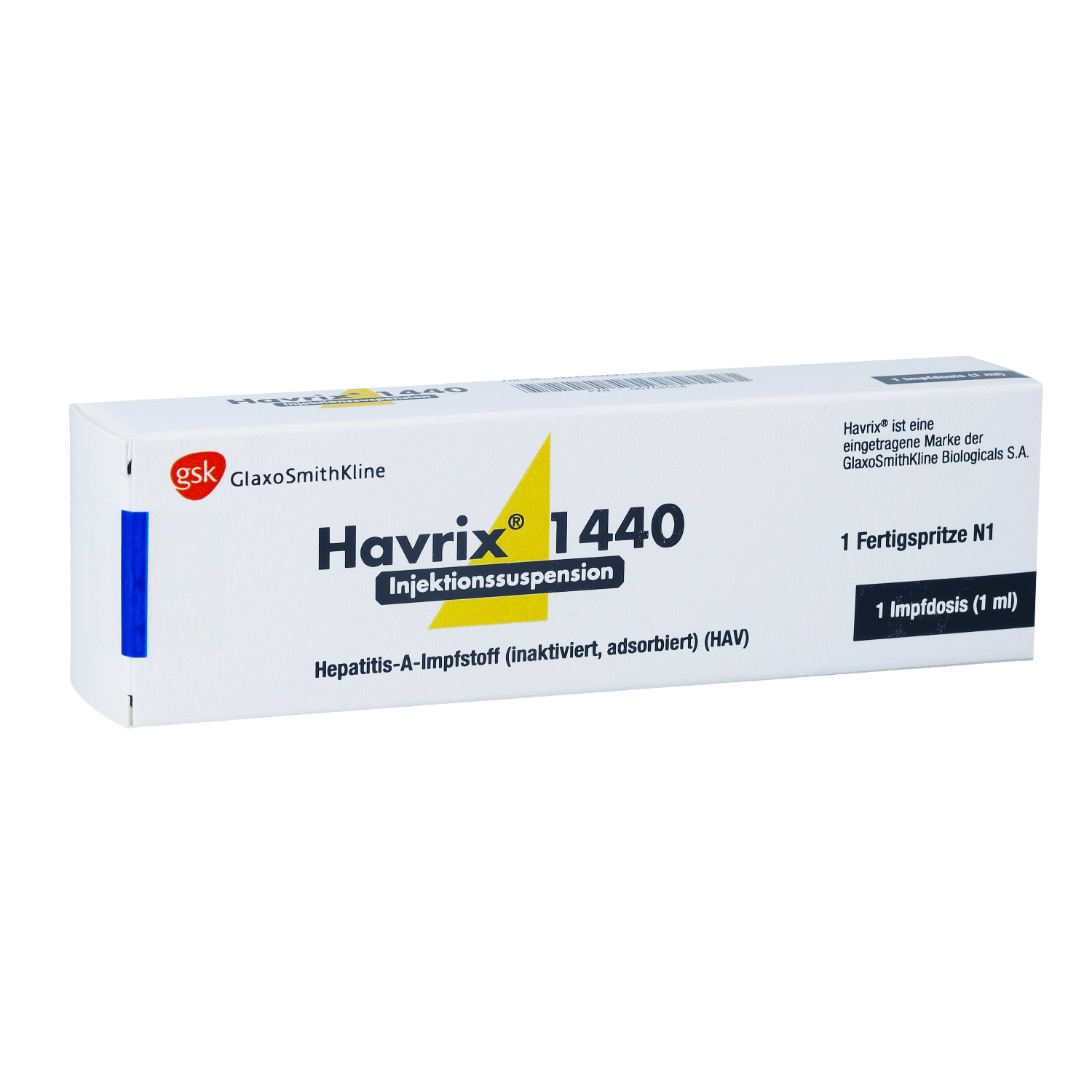 HAVRIX 1440 Impfdosis Inj.-Susp.i.e.Fertigspritze