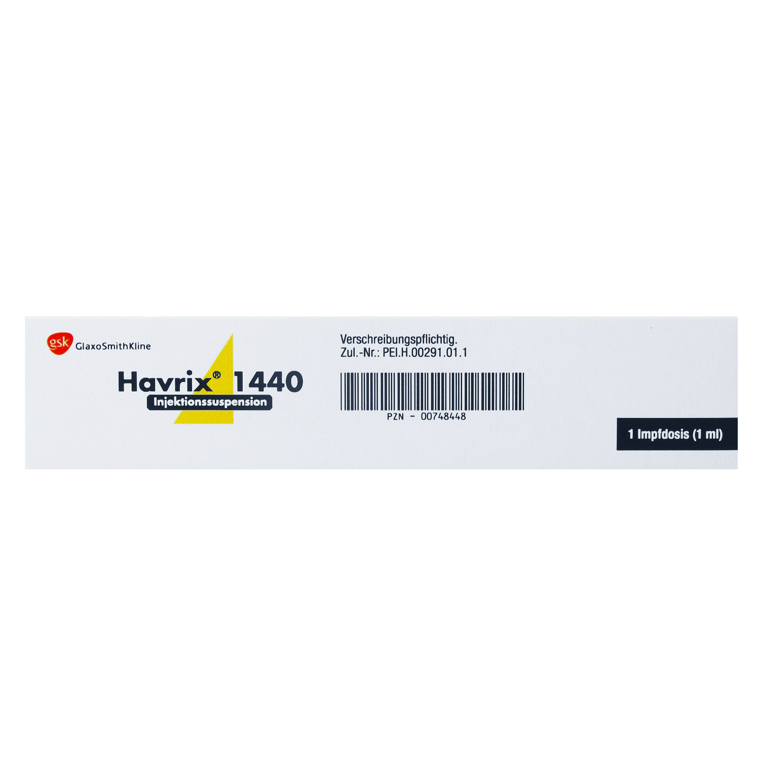 HAVRIX 1440 Impfdosis Inj.-Susp.i.e.Fertigspritze