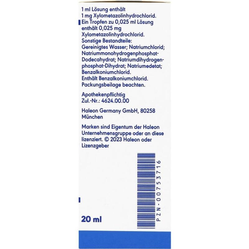 OTRIVEN 0,1% Nasentropfen