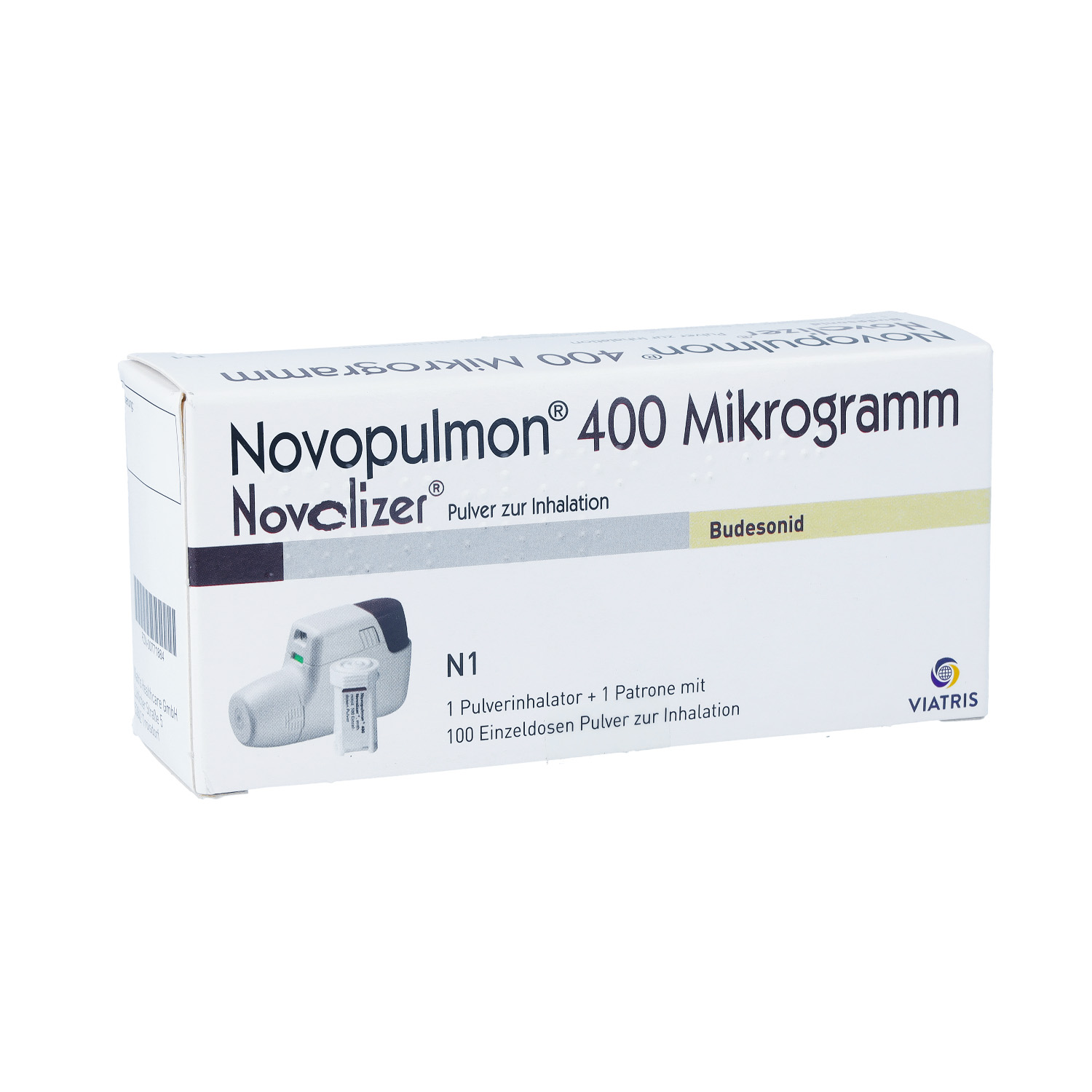 NOVOPULMON 400 μg Novolizer Inhal.+Patr.1x100 ED