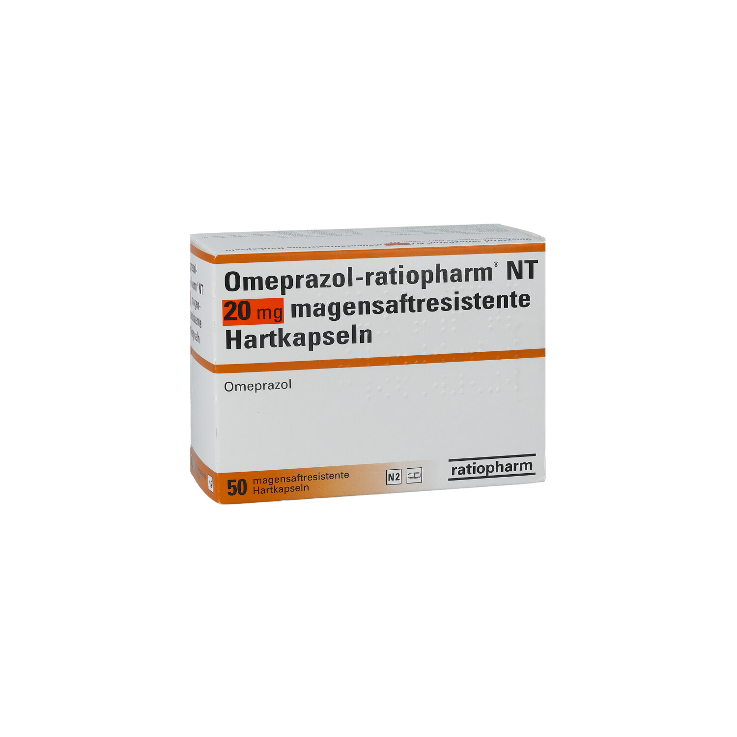 OMEPRAZOL-ratiopharm NT 20 mg magensaftr.Hartkaps.