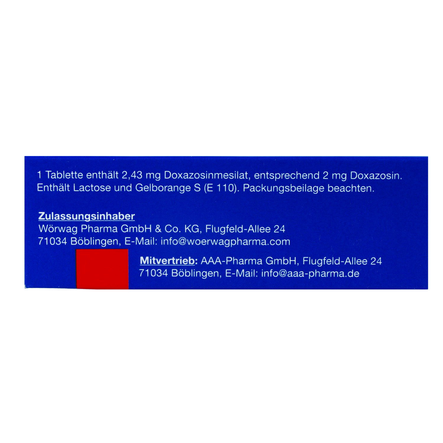 DOXAGAMMA 2 mg Tabletten