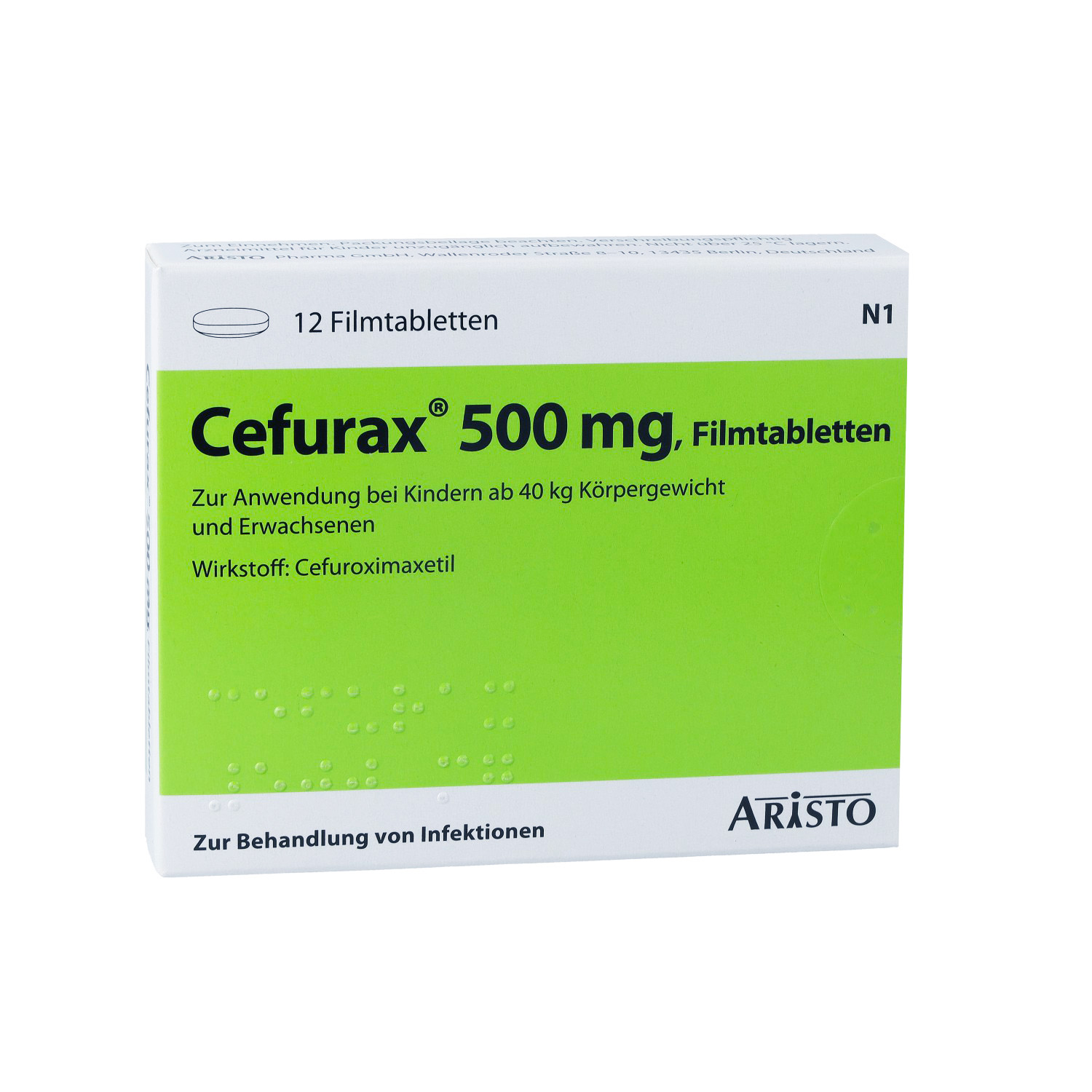 CEFURAX 500 mg Filmtabletten