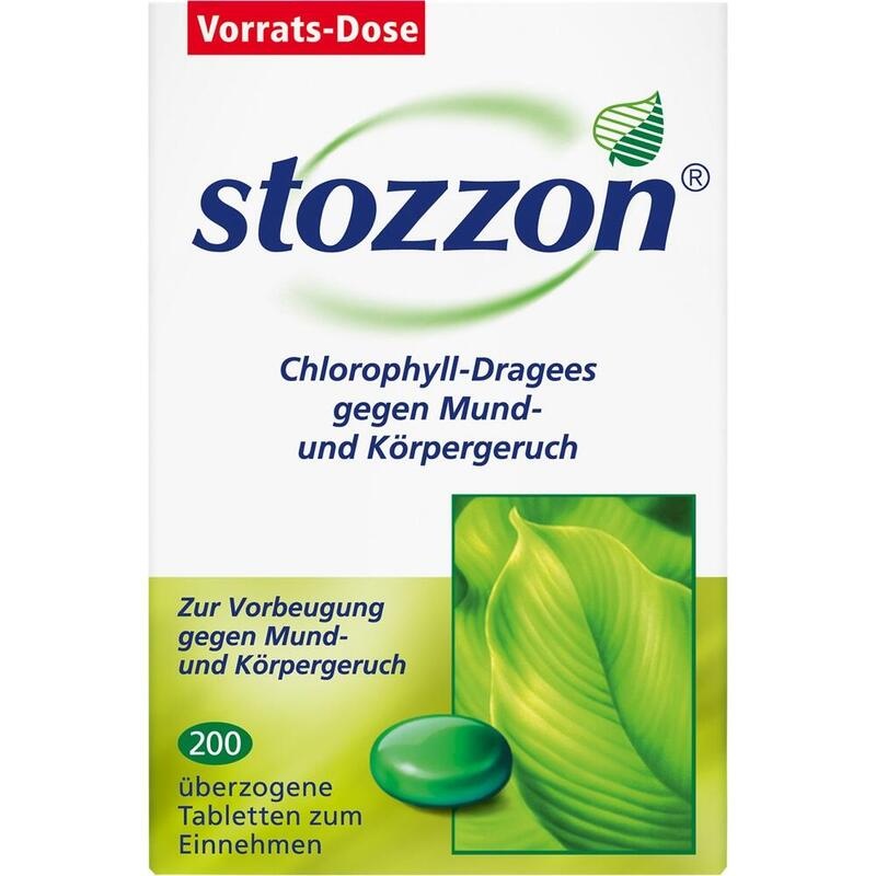 STOZZON Chlorophyll überzogene Tabletten