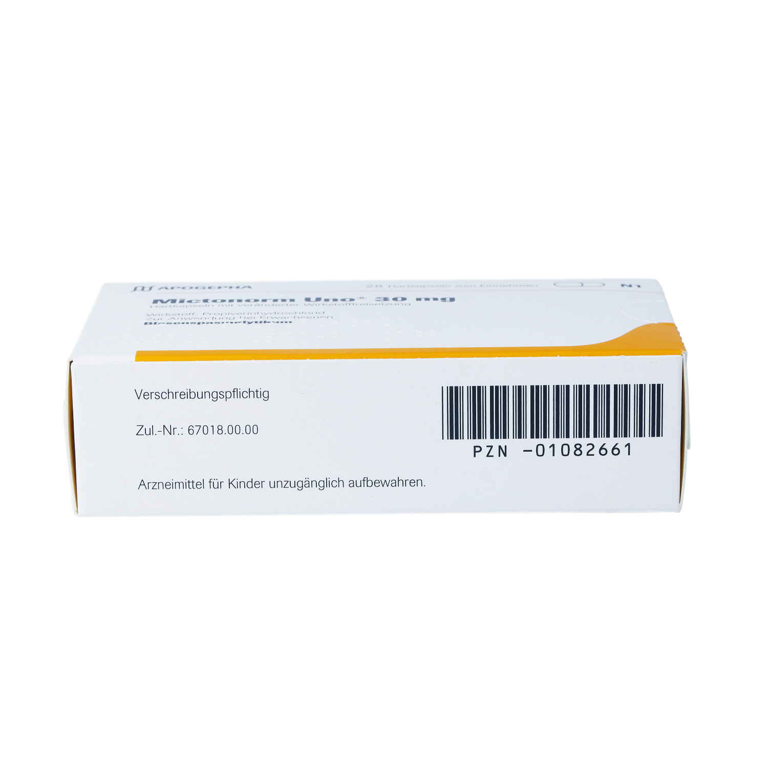 MICTONORM Uno 30 mg Hartk.m.veränd.Wirkst.-Frs.