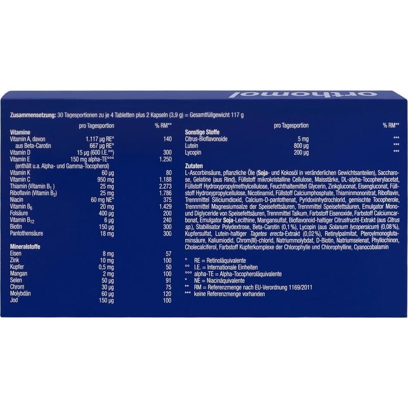 ORTHOMOL Immun 30 Tabl./Kaps.Kombipackung