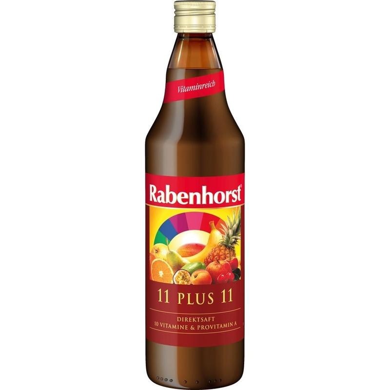 RABENHORST 11 Plus 11 Multivitaminmehrfr.Saft gelb