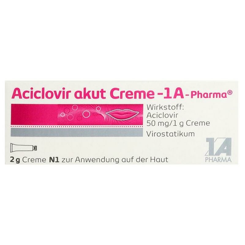 ACICLOVIR akut Creme-1A Pharma
