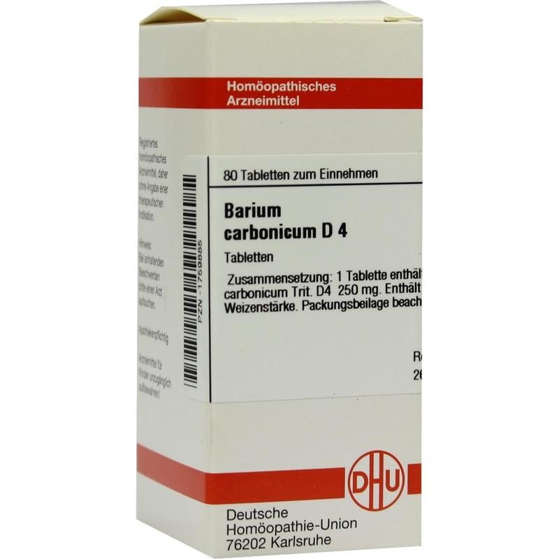 BARIUM CARBONICUM D 4 Tabletten