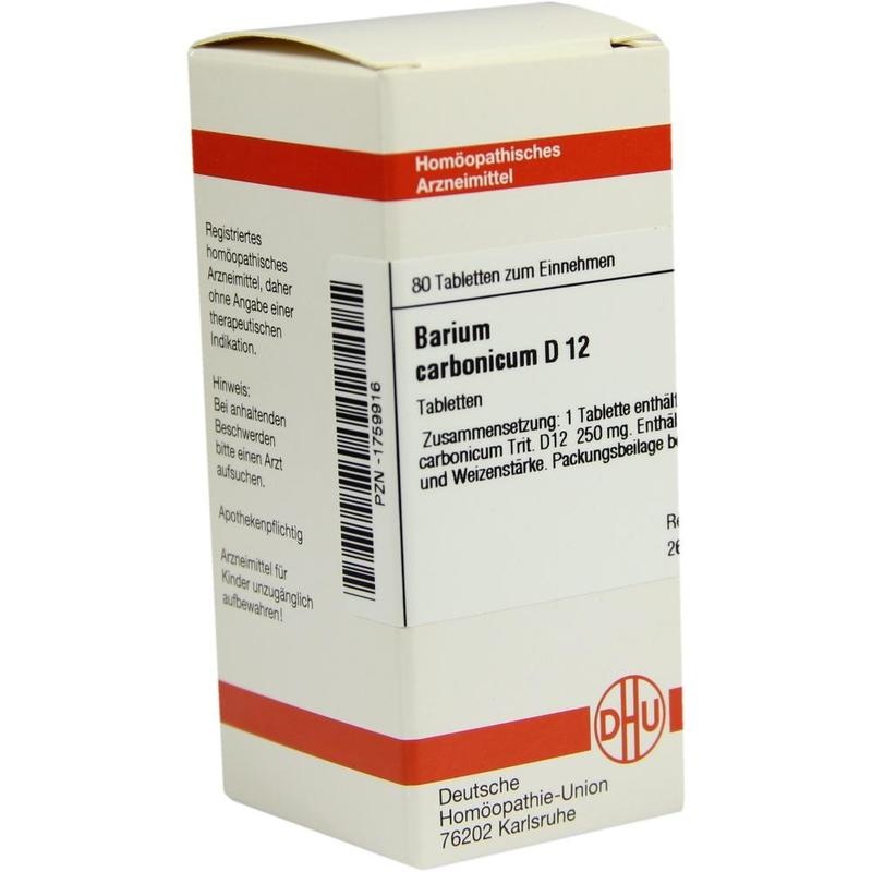 BARIUM CARBONICUM D 12 Tabletten