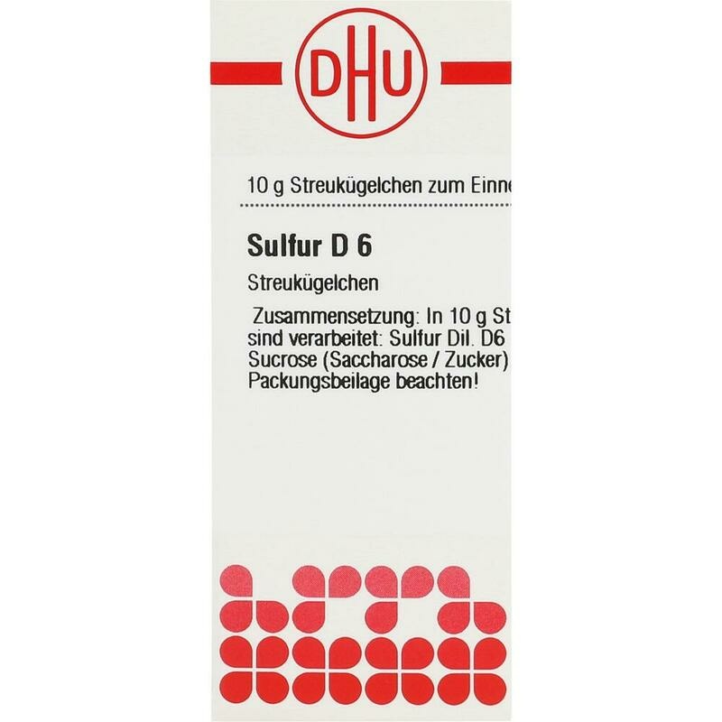 SULFUR D 6 Globuli