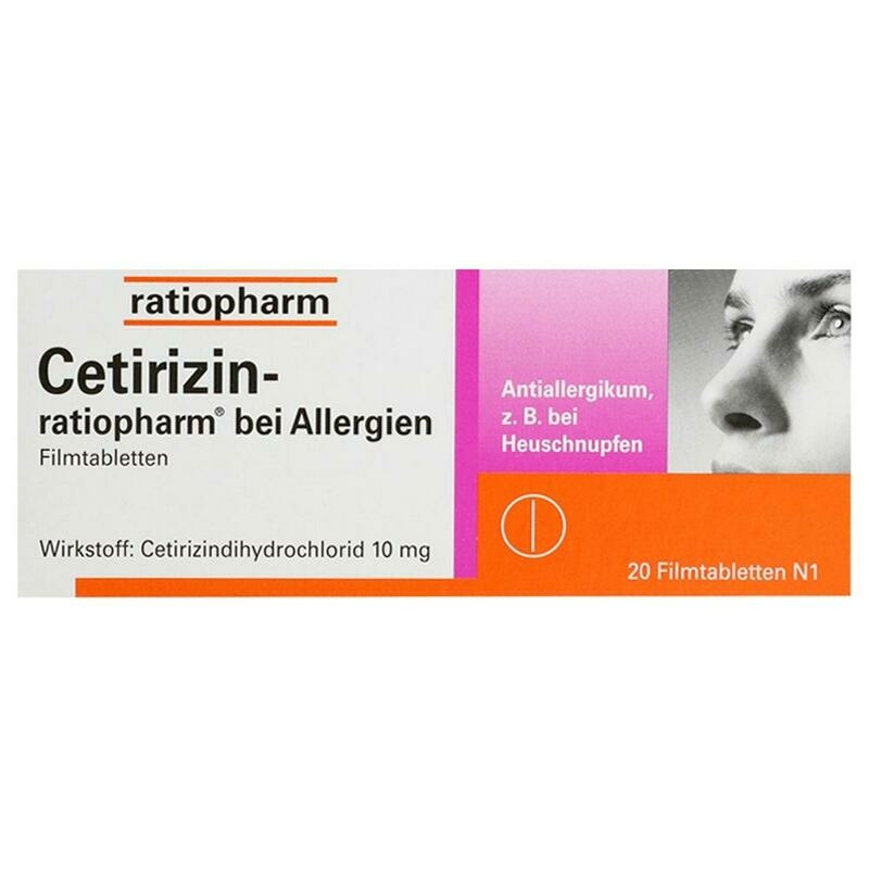 CETIRIZIN-ratiopharm bei Allergien 10 mg Filmtabl.