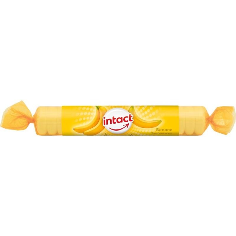 INTACT Traubenzucker Rolle Banane