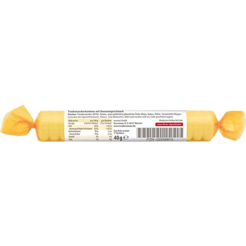 INTACT Traubenzucker Rolle Banane