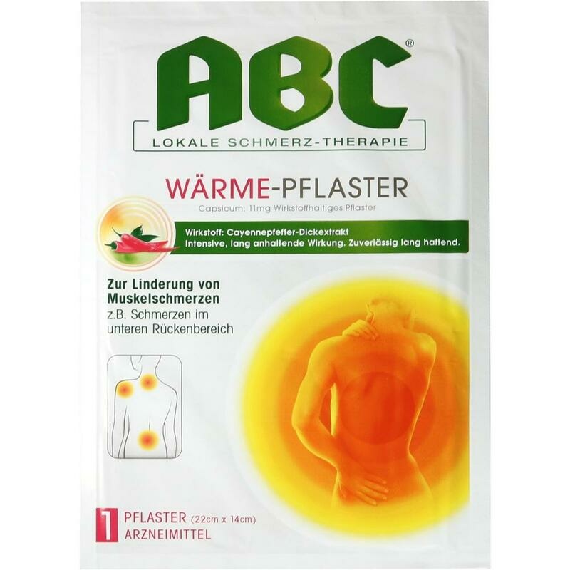 ABC Wärme-Pflaster Capsicum Hansaplast med 14x22