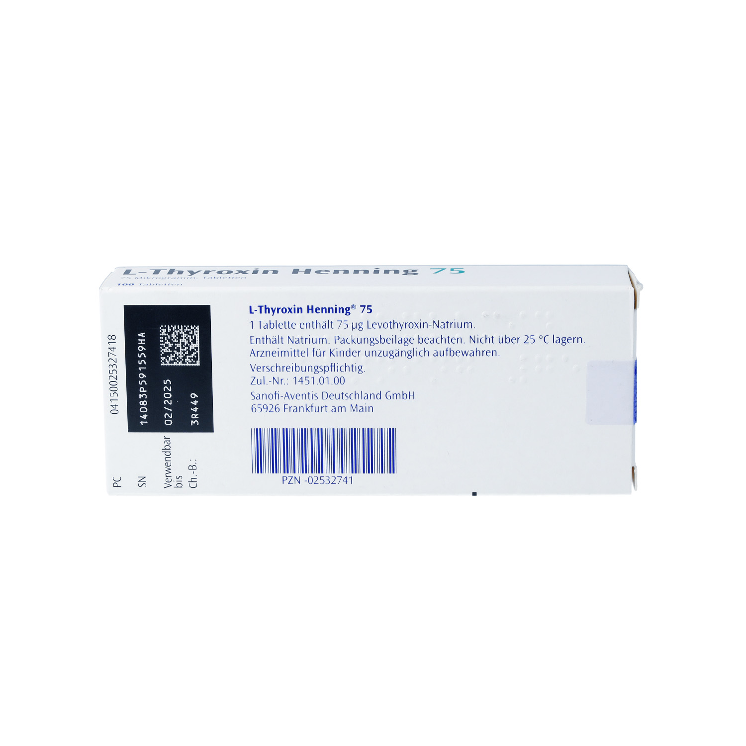 L-THYROXIN 75 Henning Tabletten