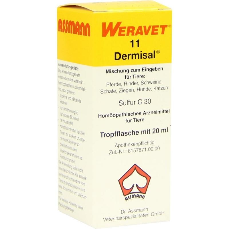 DERMISAL 11 Tropfen vet.