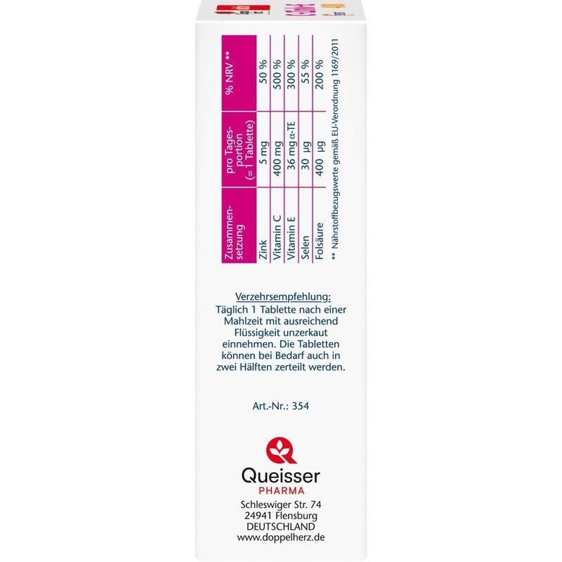 DOPPELHERZ C+Zink+E Depot Tabletten