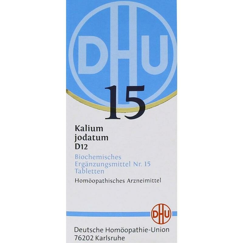 BIOCHEMIE DHU 15 Kalium jodatum D 12 Tabletten