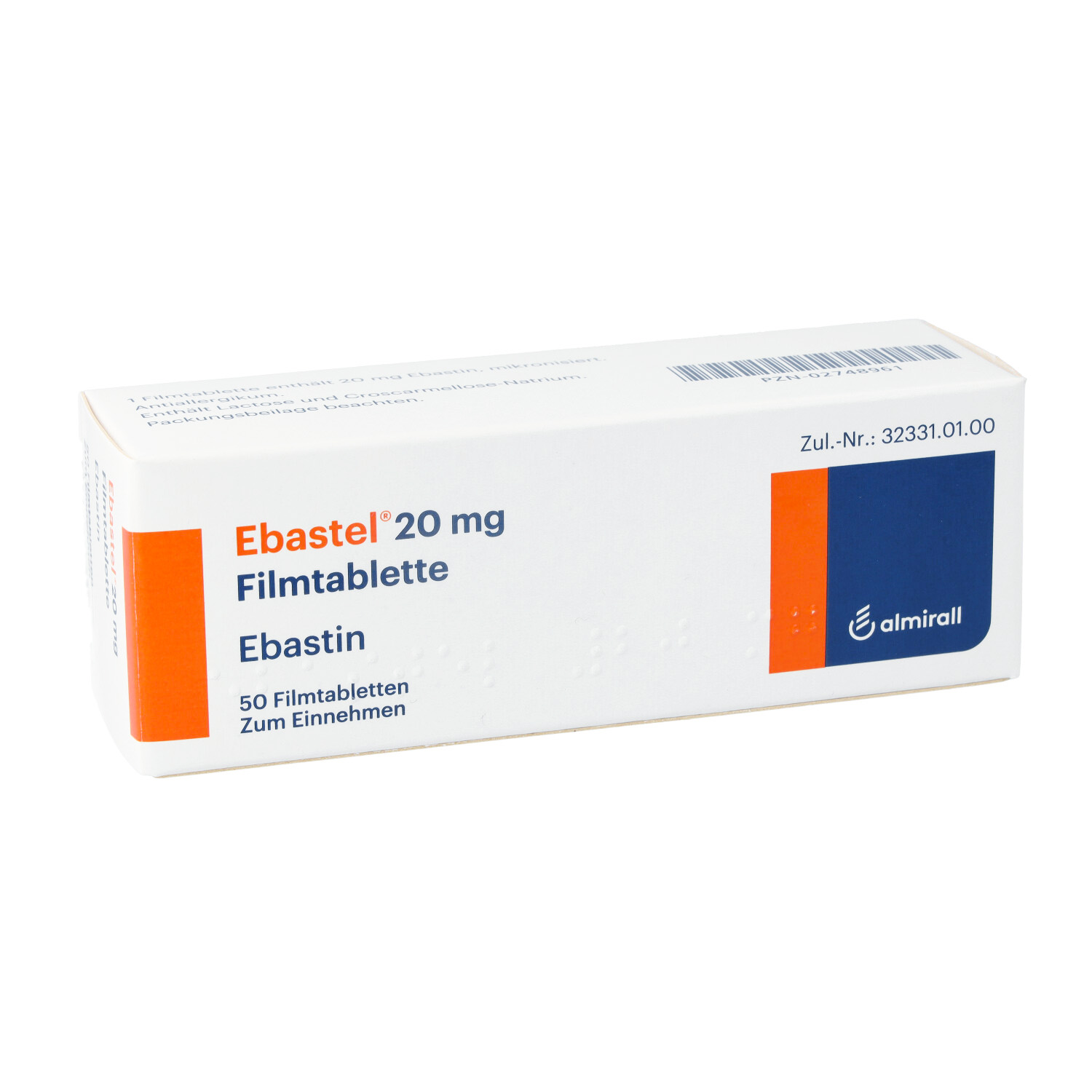 EBASTEL 20 mg Filmtabletten