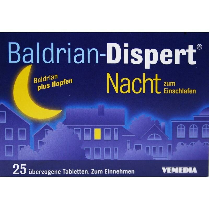 BALDRIAN DISPERT Nacht zum Einschlafen üb.Tabl.