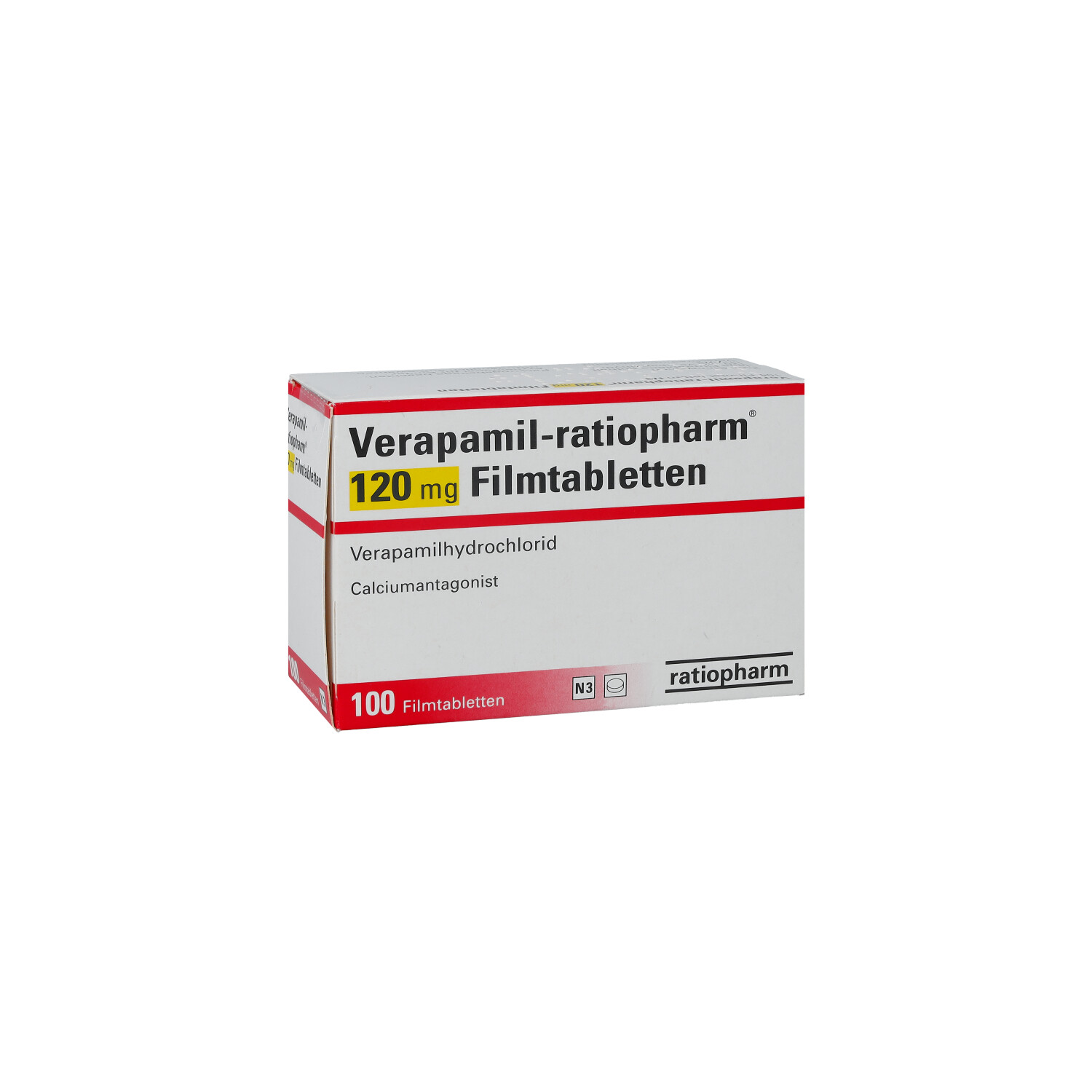 VERAPAMIL-ratiopharm 120 mg Filmtabletten