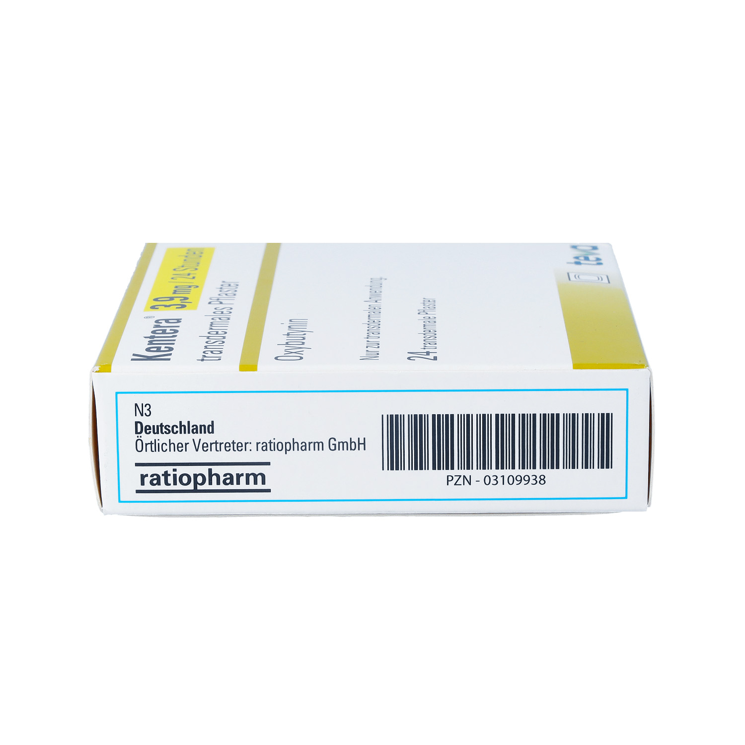 KENTERA 3,9 mg/24 Stunden transdermale Pflaster