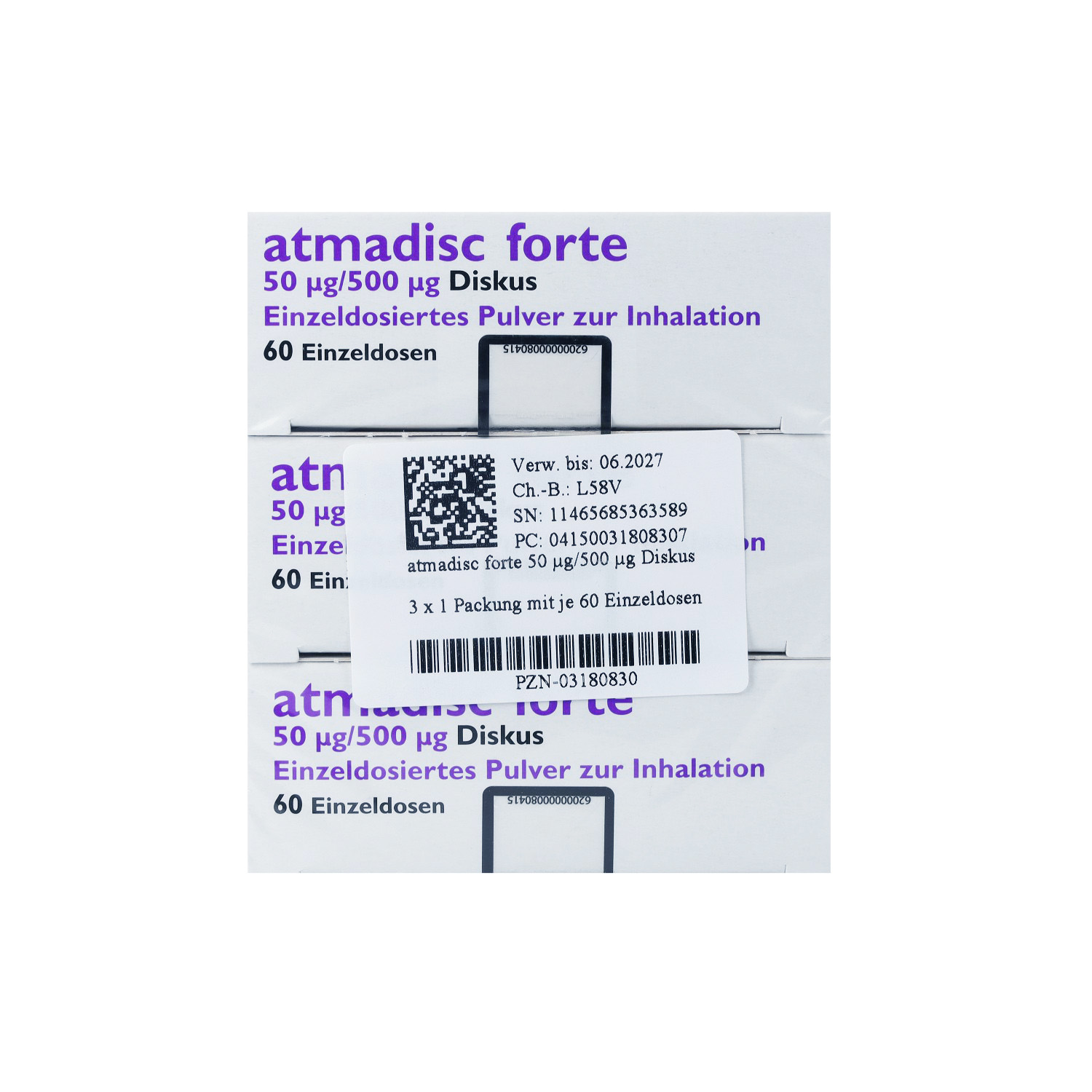 ATMADISC forte 50 μg/500 μg Diskus Einzeld.Inh.-P.
