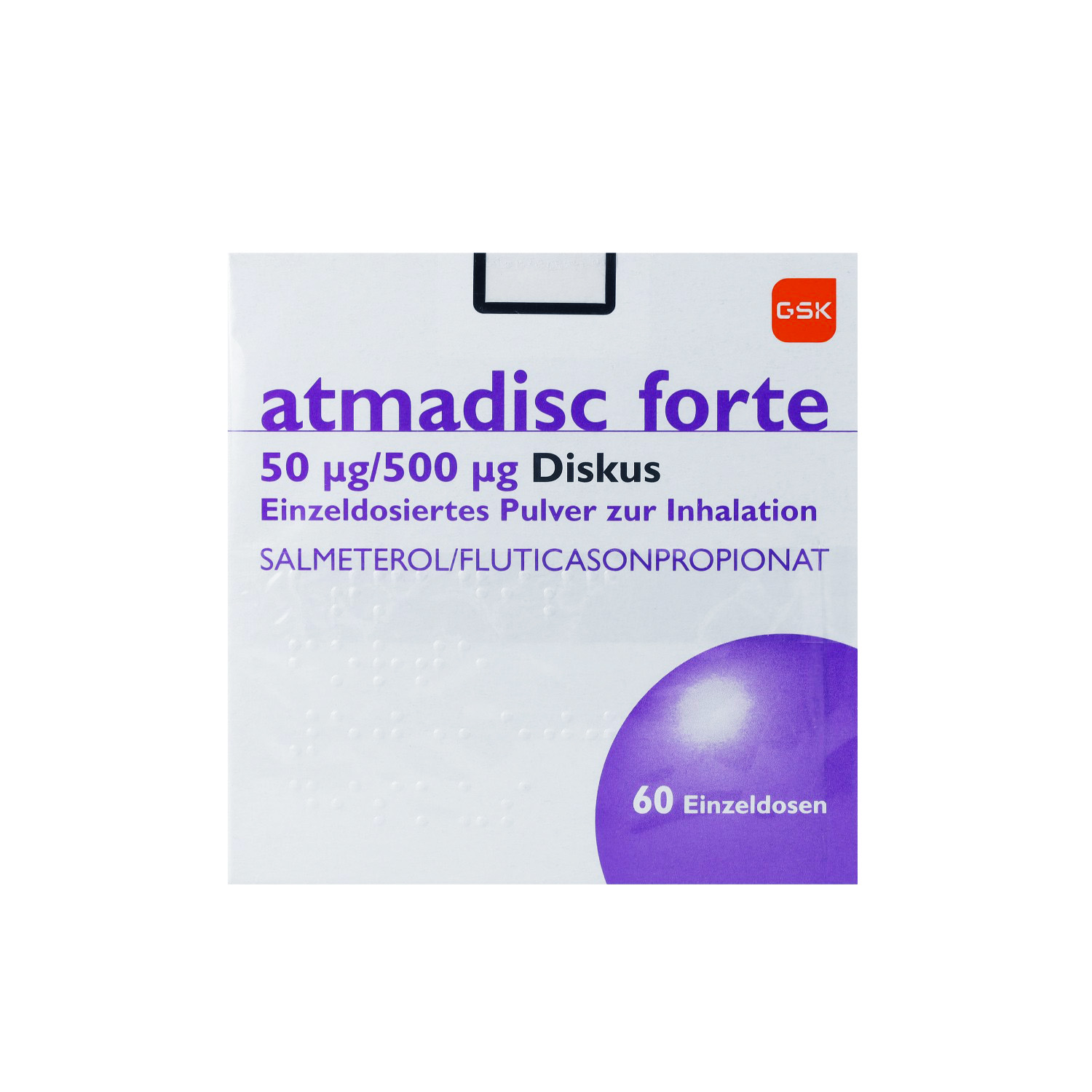 ATMADISC forte 50 μg/500 μg Diskus Einzeld.Inh.-P.