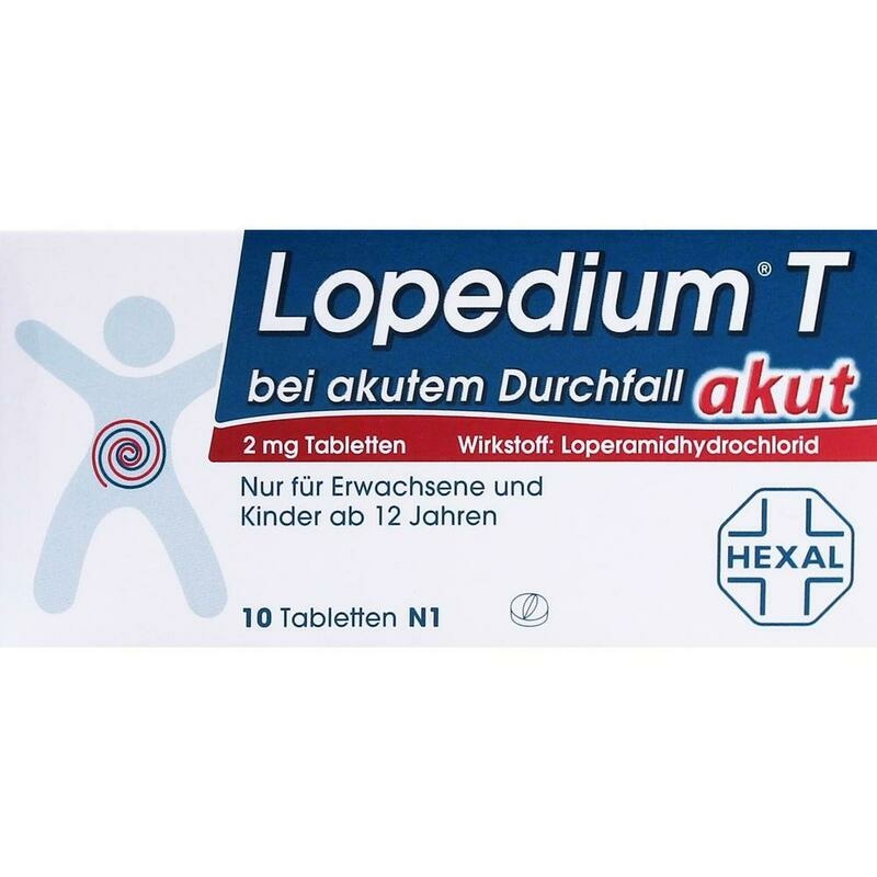 LOPEDIUM T akut bei akutem Durchfall Tabletten