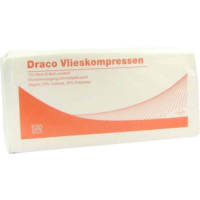 VLIESKOMPRESSEN unsteril 10x10 cm 8fach