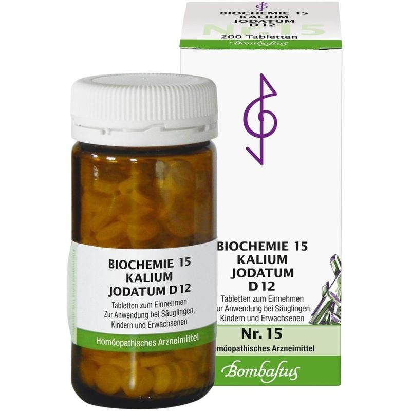 BIOCHEMIE 15 Kalium jodatum D 12 Tabletten