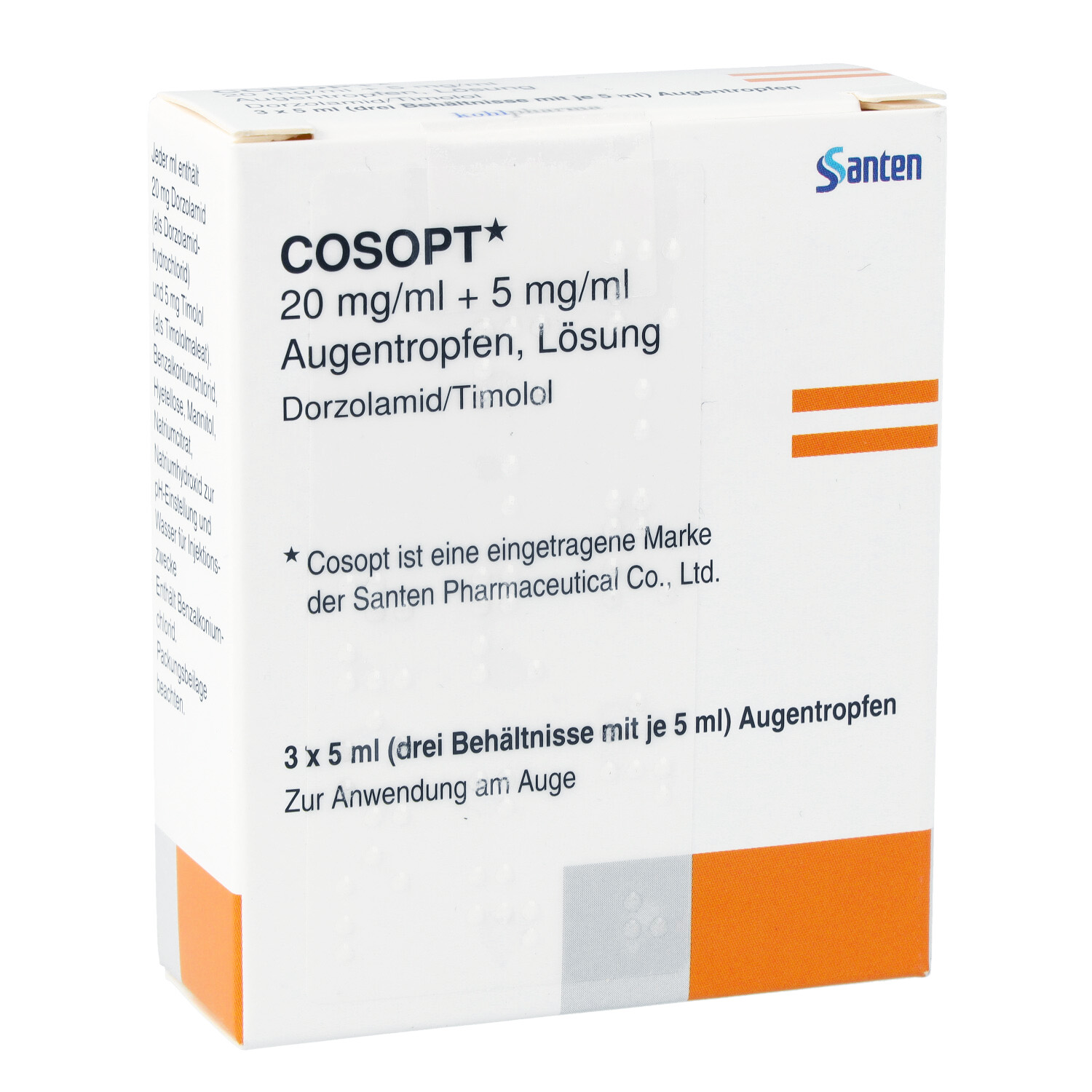 COSOPT 20 mg/ml + 5 mg/ml Augentropfen