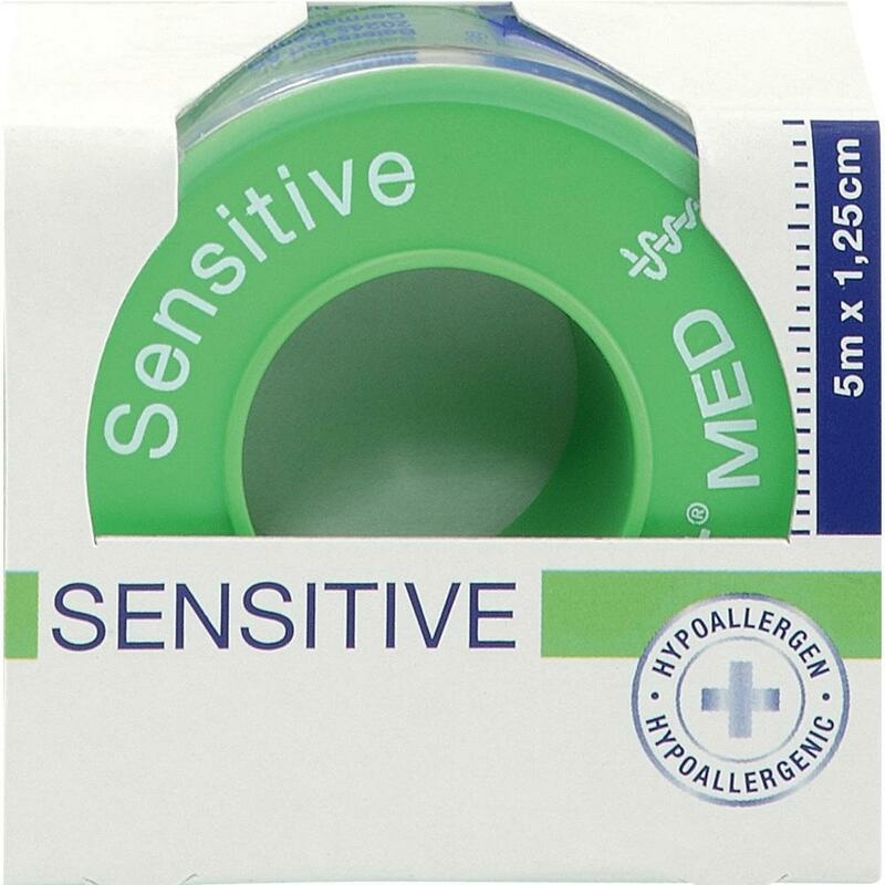 HANSAPLAST Fixierpfl.Sensitive 1,25 cmx5 m