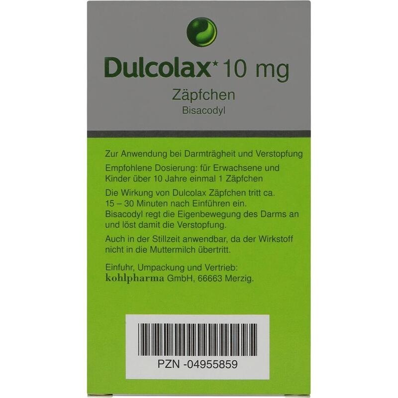 DULCOLAX 10 mg Zäpfchen