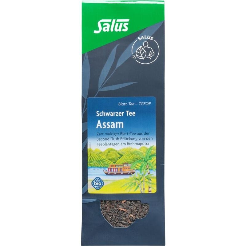 ASSAM schwarzer Tee Blatt-Tee TGFOP Bio Salus