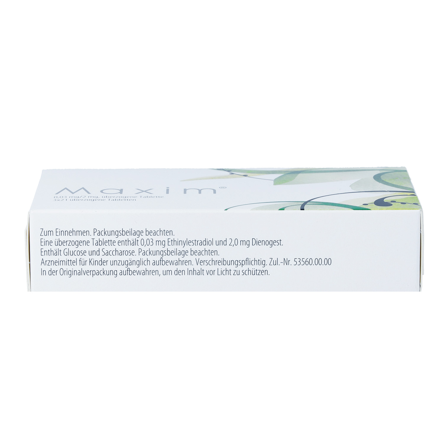 MAXIM 0,03 mg/2 mg überzogene Tabletten