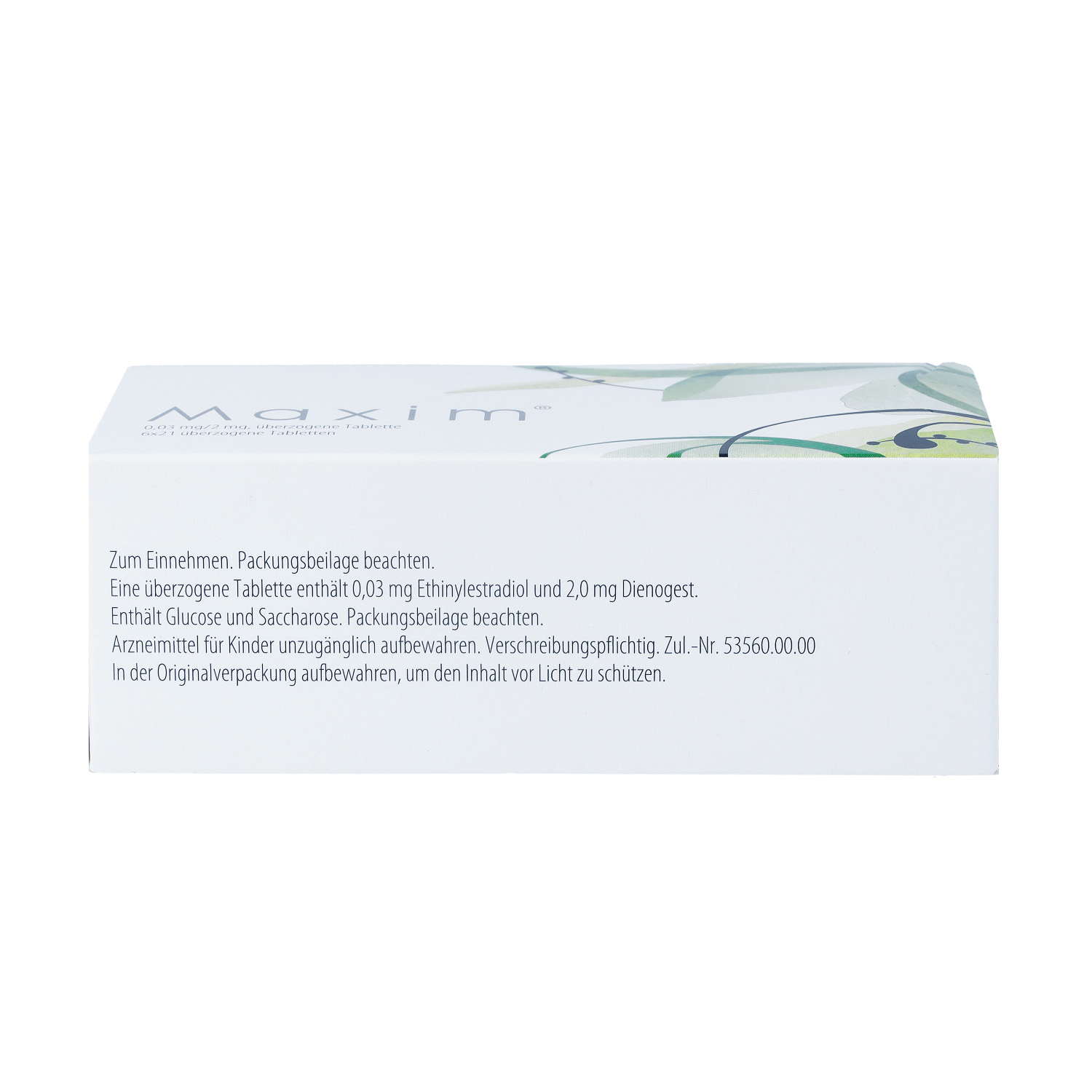 MAXIM 0,03 mg/2 mg überzogene Tabletten