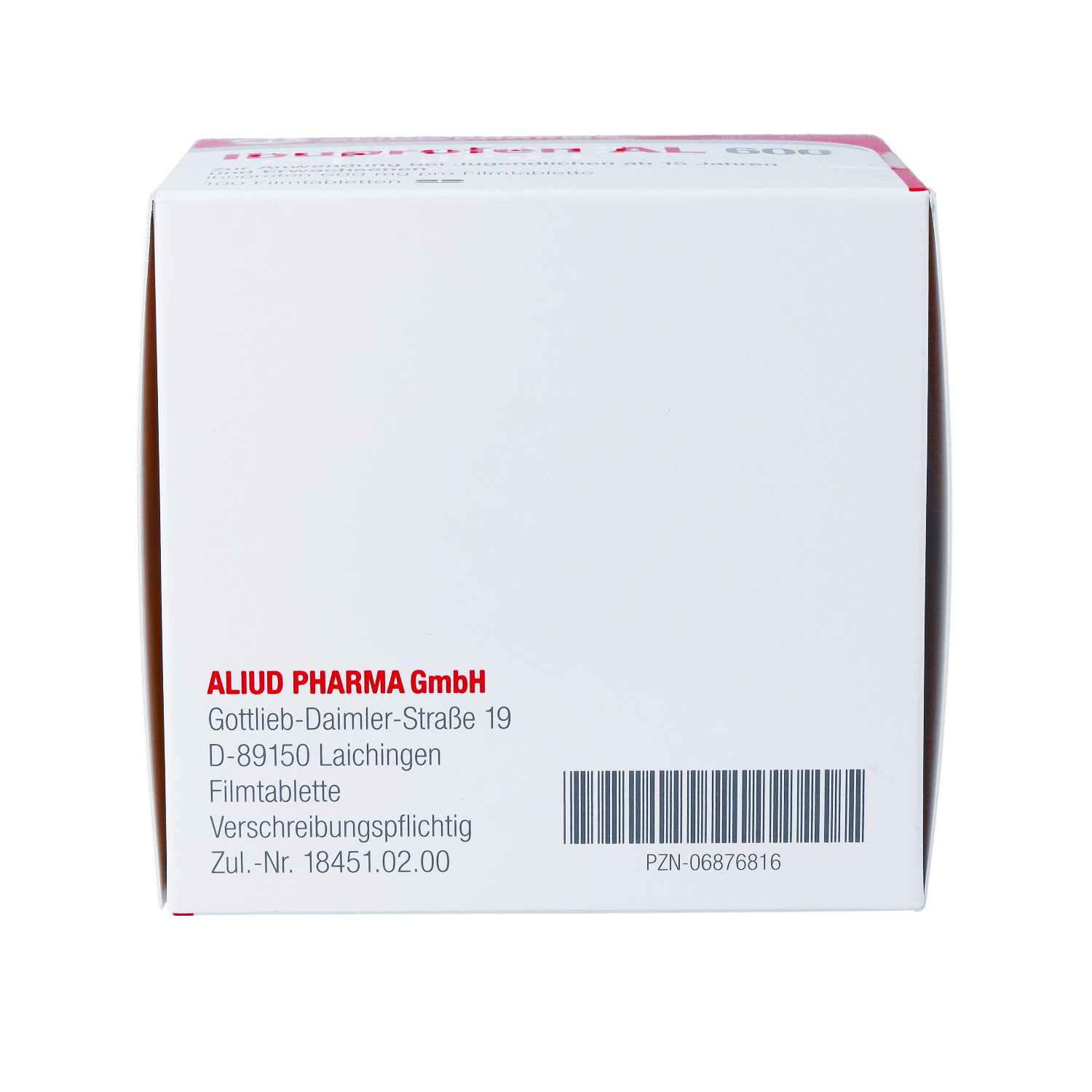 IBUPROFEN AL 600 Filmtabletten