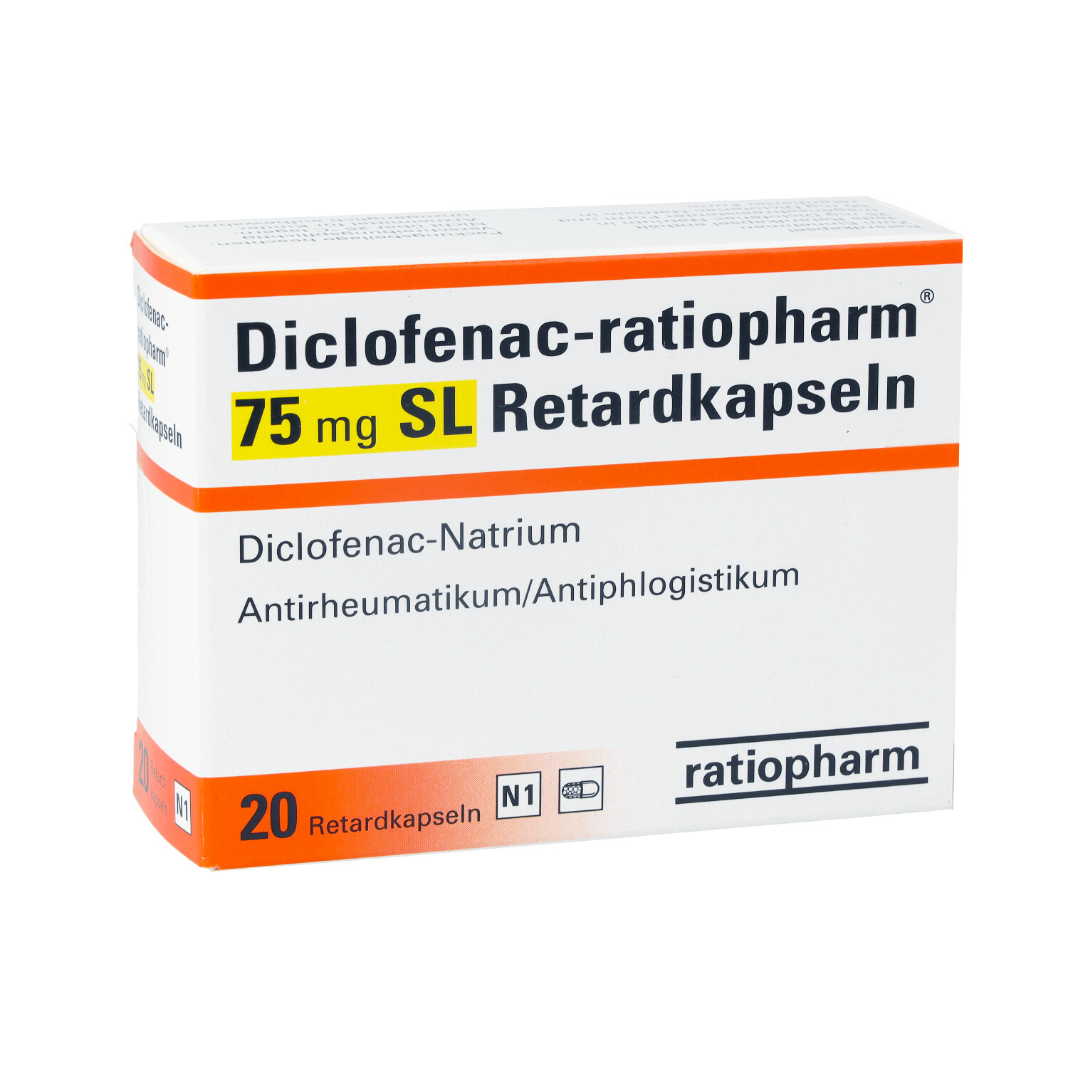 DICLOFENAC-ratiopharm 75 mg SL Retardkapseln