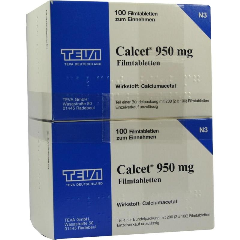 CALCET 950 mg Filmtabletten