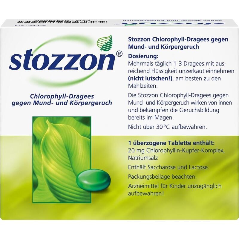 STOZZON Chlorophyll überzogene Tabletten