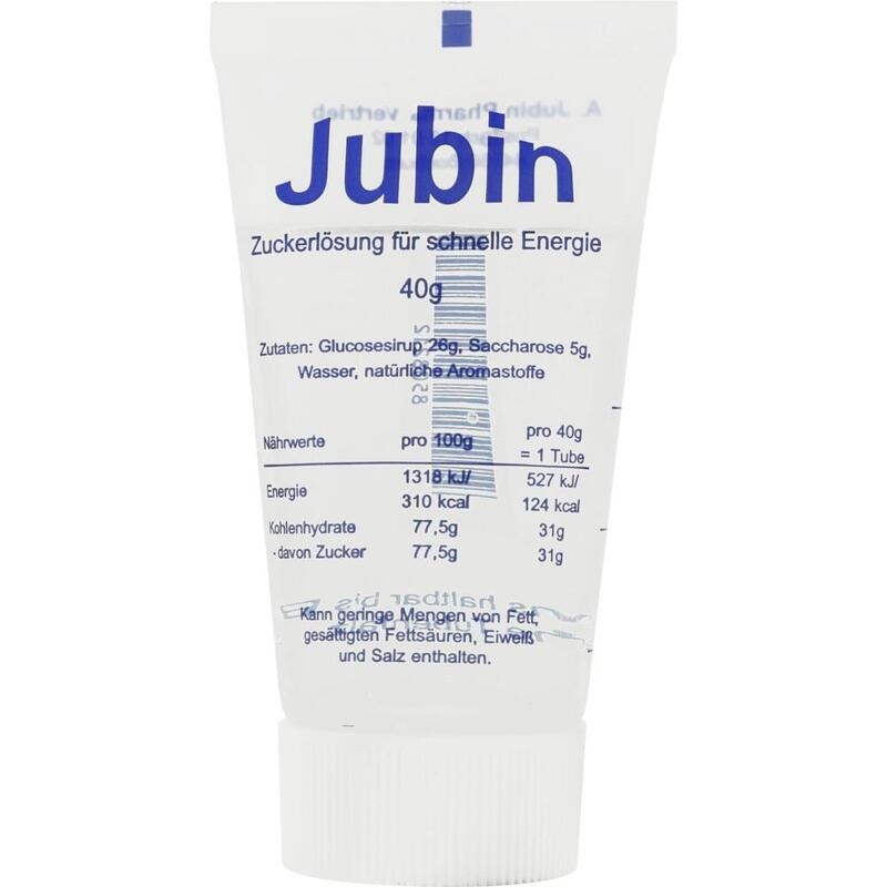 JUBIN Zuckerlösung schnelle Energie