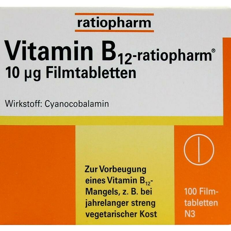 VITAMIN B12-RATIOPHARM 10 μg Filmtabletten