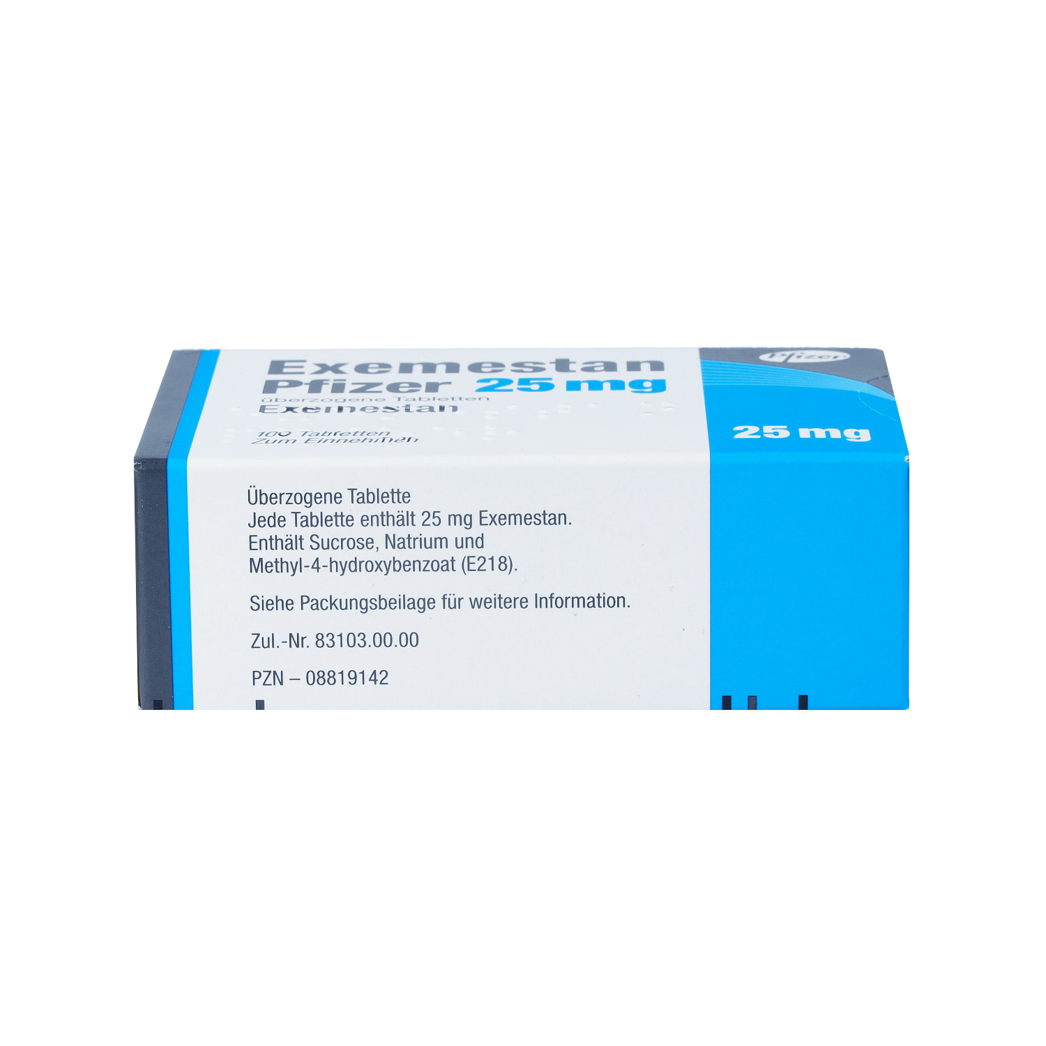 EXEMESTAN Pfizer 25 mg überzogene Tabletten