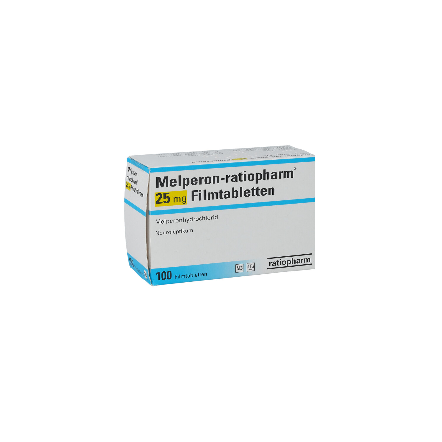 MELPERON-ratiopharm 25 mg Filmtabletten