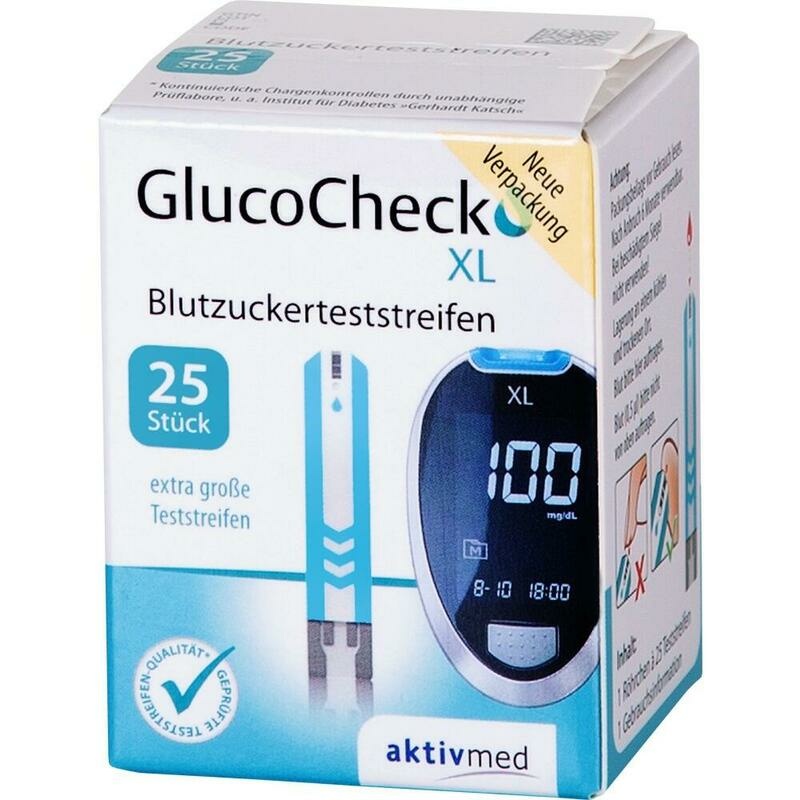 GLUCOCHECK XL Blutzuckerteststreifen